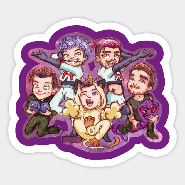 The Greatest Team Sticker by alulawings